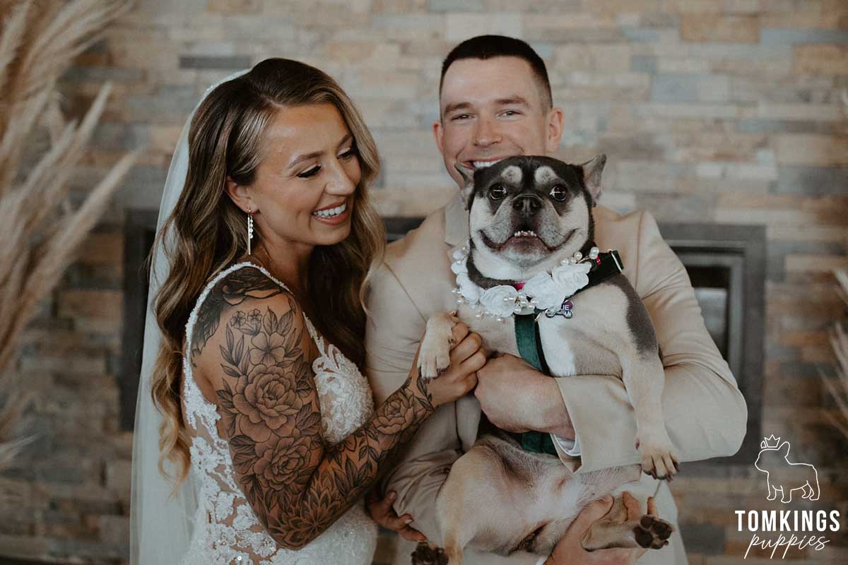 Tillie made Megan and Kelly’s big day complete with her perfect smile