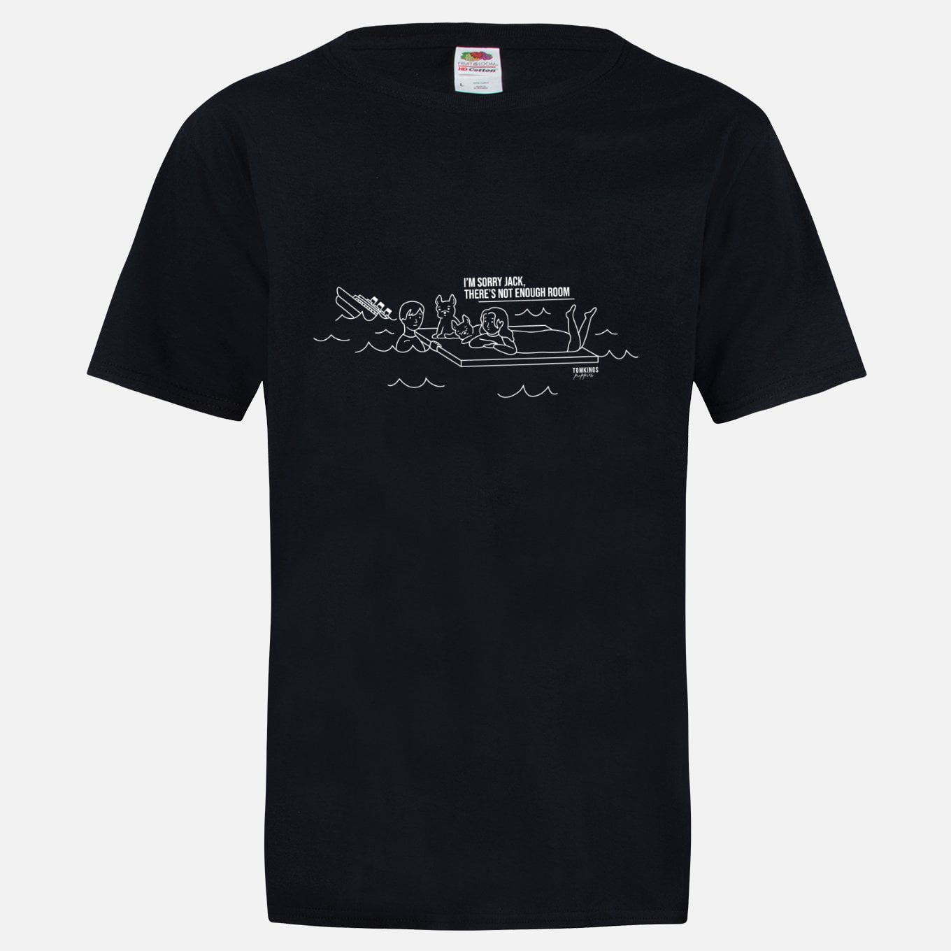I'm Sorry Jack There's Not Enough Room - Titanic T-shirt in the TomKings Shop