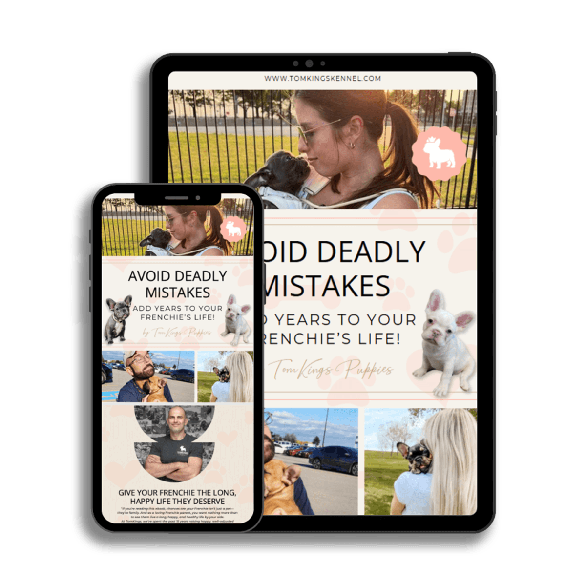 Avoid Deadly Mistakes: Add Years to Your Frenchie’s Life! - TomKings Puppies ebook