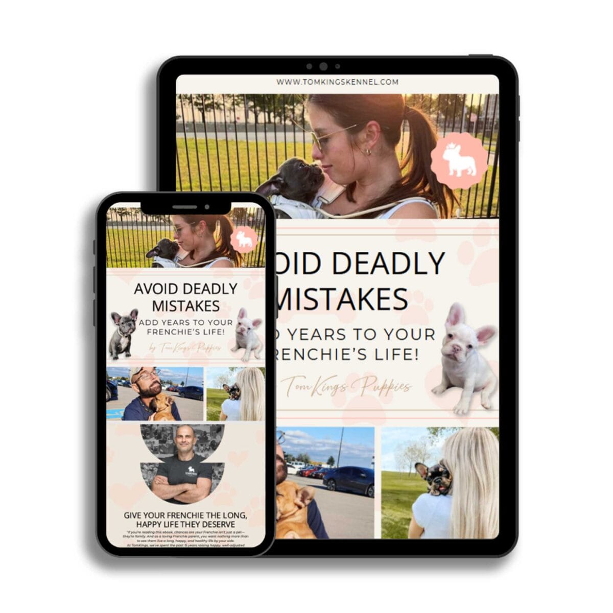 Avoid Deadly Mistakes: Add Years to Your Frenchie’s Life! - TomKings Puppies ebook