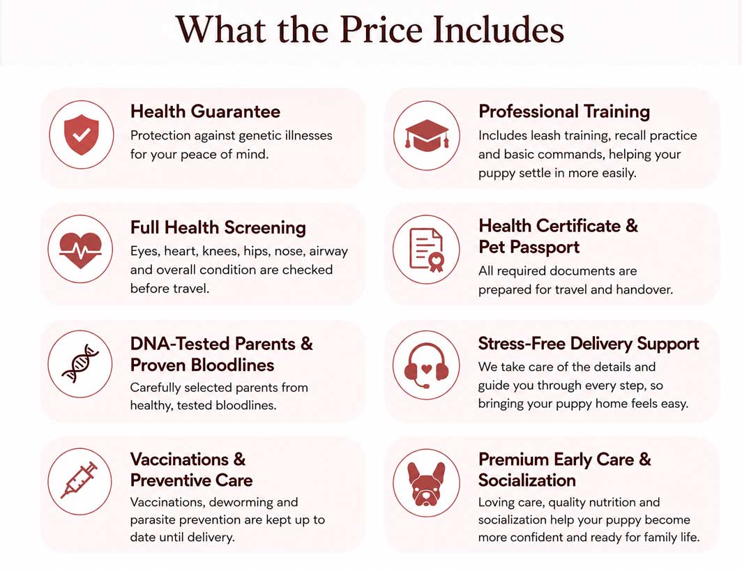 What the price includes